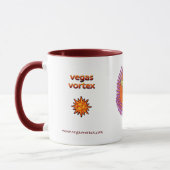 Tasse de caducée de vortex, 15oz (Gauche)