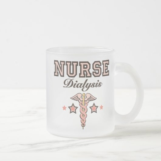 Tasse de caducée d'infirmière de dialyse (Droit)