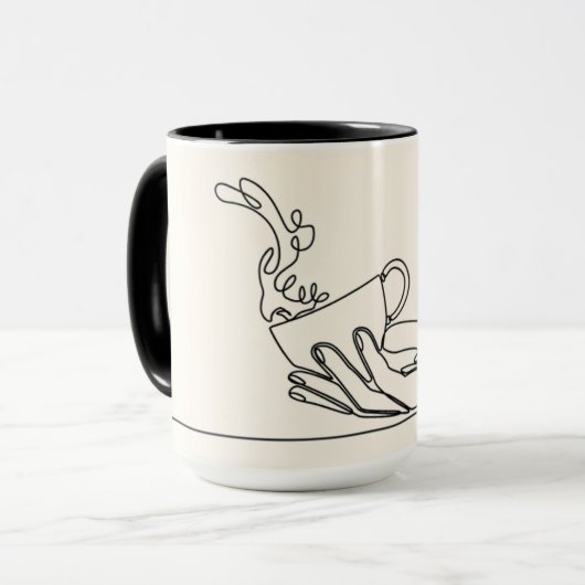 tasse de café (Devant gauche)