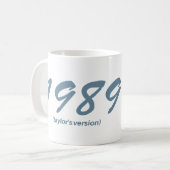 tasse de café 1989 - bienvenue à l'ère esthétique  (Devant gauche)