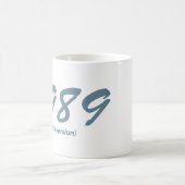 tasse de café 1989 - bienvenue à l'ère esthétique  (Centre)