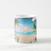 Tasse de café 3D Tropical Bliss (Centre)