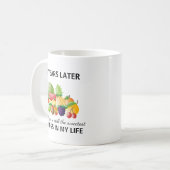 Tasse de café 5e anniversaire de fruits (Devant gauche)