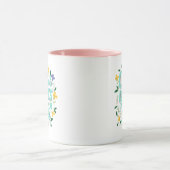 Tasse de café à citation esthétique (Centre)