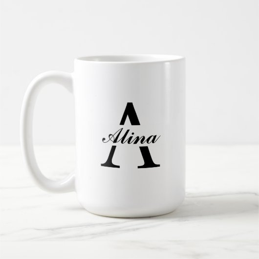 Tasse de café à design de logo personnalisé (Gauche)