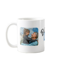 Tasse de café à deux photos pour le meilleur papa