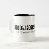 Tasse de café à deux tons (Devant gauche)