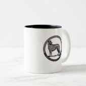 Tasse de café à deux tons (Devant droit)