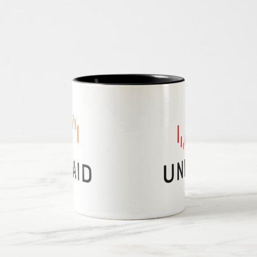 Tasse de café à deux tons (Centre)