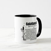 TASSE DE CAFÉ À DEUX TONS POUR FILLE DES GALATES 3 (Devant droit)