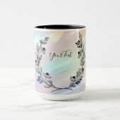Tasse de café à fleur minimale (Centre)
