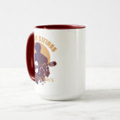 Tasse de café à guitare classique vintage (Devant gauche)