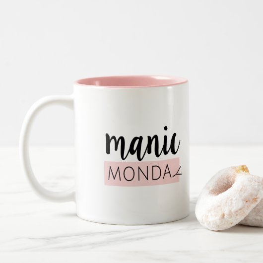 Tasse de café à la mode MANIAQUE de maman de (Avec donut)