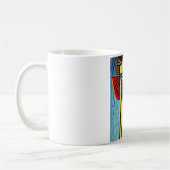 Tasse de café à l'art abstrait (Gauche)