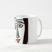 Tasse de café à l'art abstrait (Devant droit)