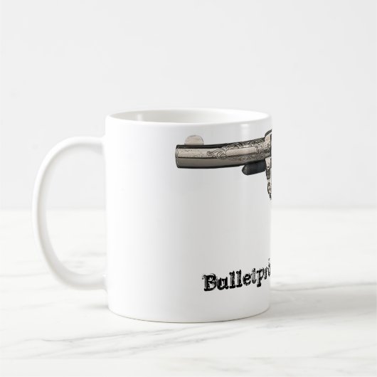 Tasse de café à l'épreuve des balles d'arme à feu (Gauche)