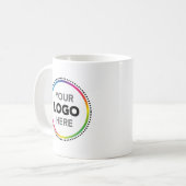 Tasse de café à logo personnalisé | Objets publici (Devant gauche)