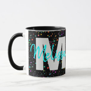 Tasse de café à monogramme personnalisé