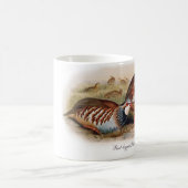 Tasse de café à pieds rouges de perdrix (Centre)