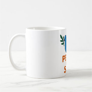 Tasse de café à thème de paix, mug de voyageur