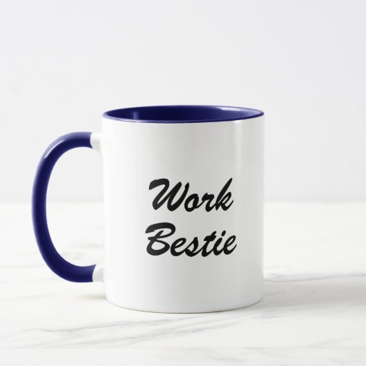 Tasse de café à typographie de collègue de travail (Gauche)