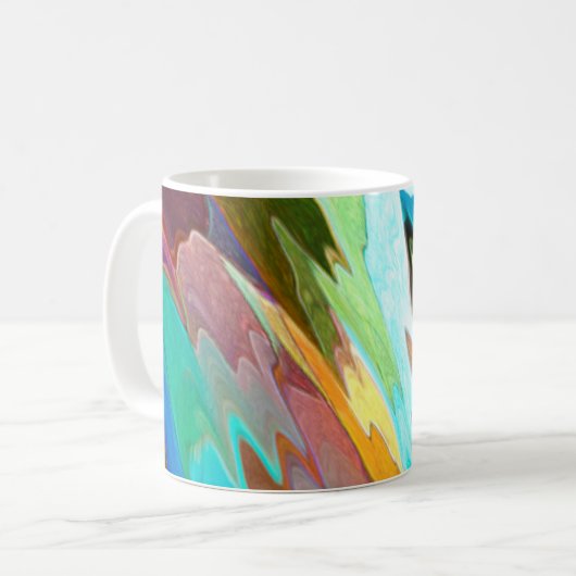 Tasse de café abstraite (Devant gauche)