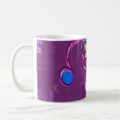 Tasse de café abstraite Chakra du cœur (version vi (Gauche)