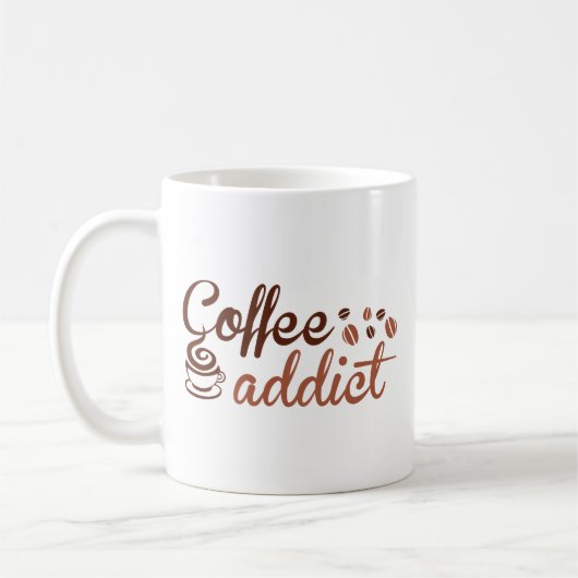 Tasse de café Accro au café (Gauche)