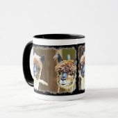 Tasse de café adorable mais drôle d'alpaga (Devant gauche)