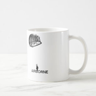 Tasse de café aéroportée
