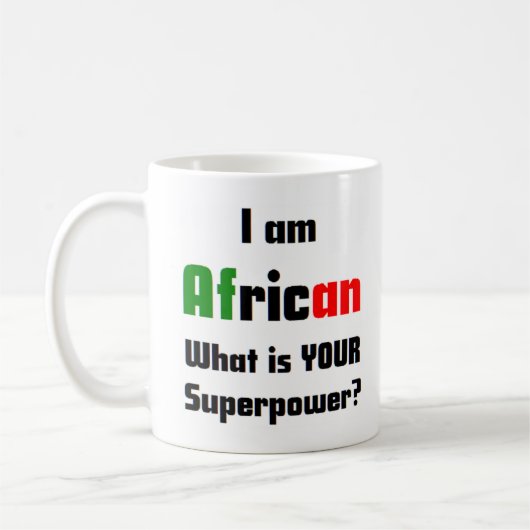 tasse de café africaine (Gauche)