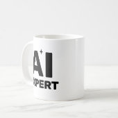 Tasse de café AI Expert™ (Devant gauche)
