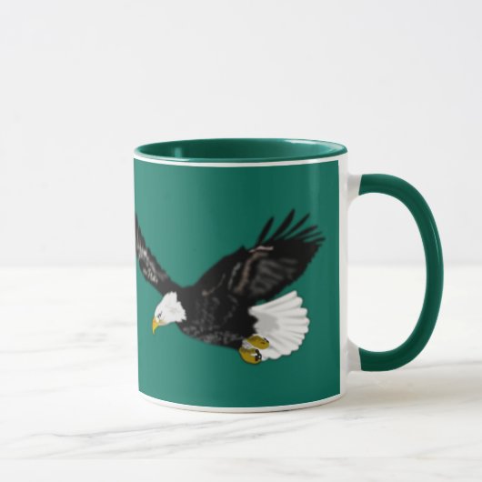Tasse de café Aigle Américain Volant (Droite)