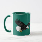 Tasse de café Aigle Américain Volant (Gauche)
