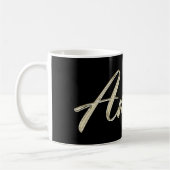 Tasse de café Amber white gold (Gauche)