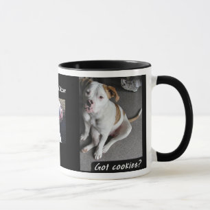 Tasse de café américaine de chiot de bouledogue