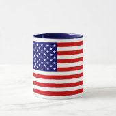 Tasse de café américaine de sonnerie de drapeau de (Centre)