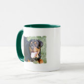 Tasse de café amicale de rottweiler (Devant gauche)