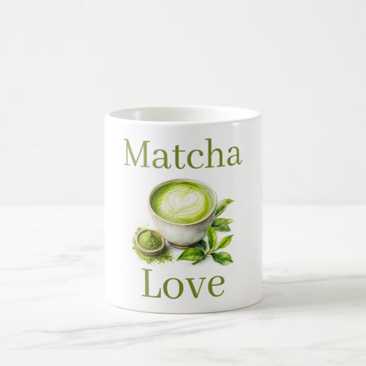 Tasse de café Amour Matcha (Centre)
