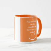 tasse de café amusante (Devant droit)