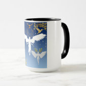 tasse de café : anges beaux et gracieux (Devant droit)