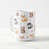 Tasse de café Animaux de la Forêt (Devant gauche)