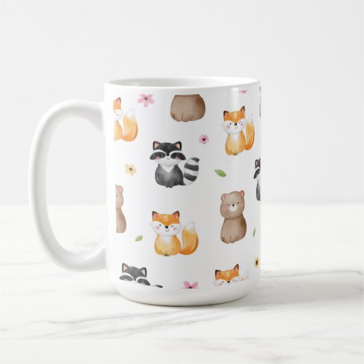 Tasse de café Animaux de la Forêt (Gauche)