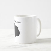 TASSE DE CAFÉ, ANTI NÉGATIVITÉ, ANTI NUAGE NOIR, (Devant droit)