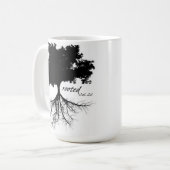 Tasse de café (arbre avec des racines) (Devant gauche)
