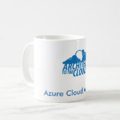 Tasse de café - architecte azuré de nuage (Devant gauche)
