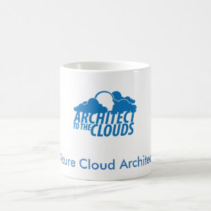 Tasse de café - architecte azuré de nuage