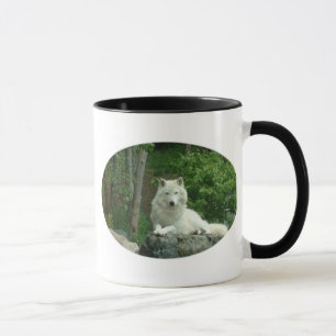Tasse de café arctique de loup