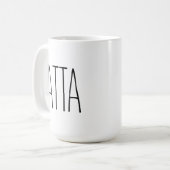 Tasse de café ATTA inspirée par RAE DUNN personnal (Devant gauche)