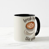Tasse de café au latte (Devant droit)